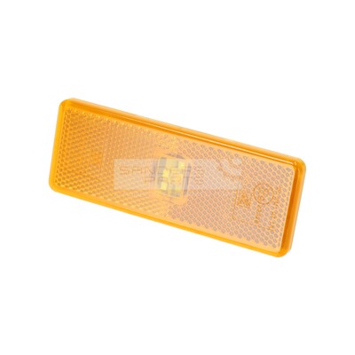 ZIJMARKEERLICHT ORANJE 120MMx45MM MET CLIPS SOCKET